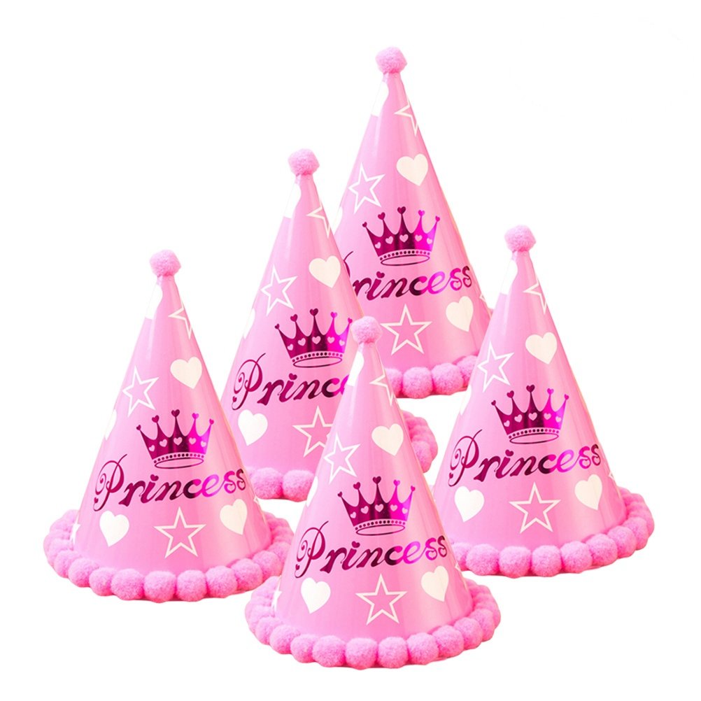 Party Hat Cone - 12 個の誕生日パーティーハット カラフルな水玉模様のハートクラウン ハッピーバースデーデザイン コーン型紙帽子 大人用