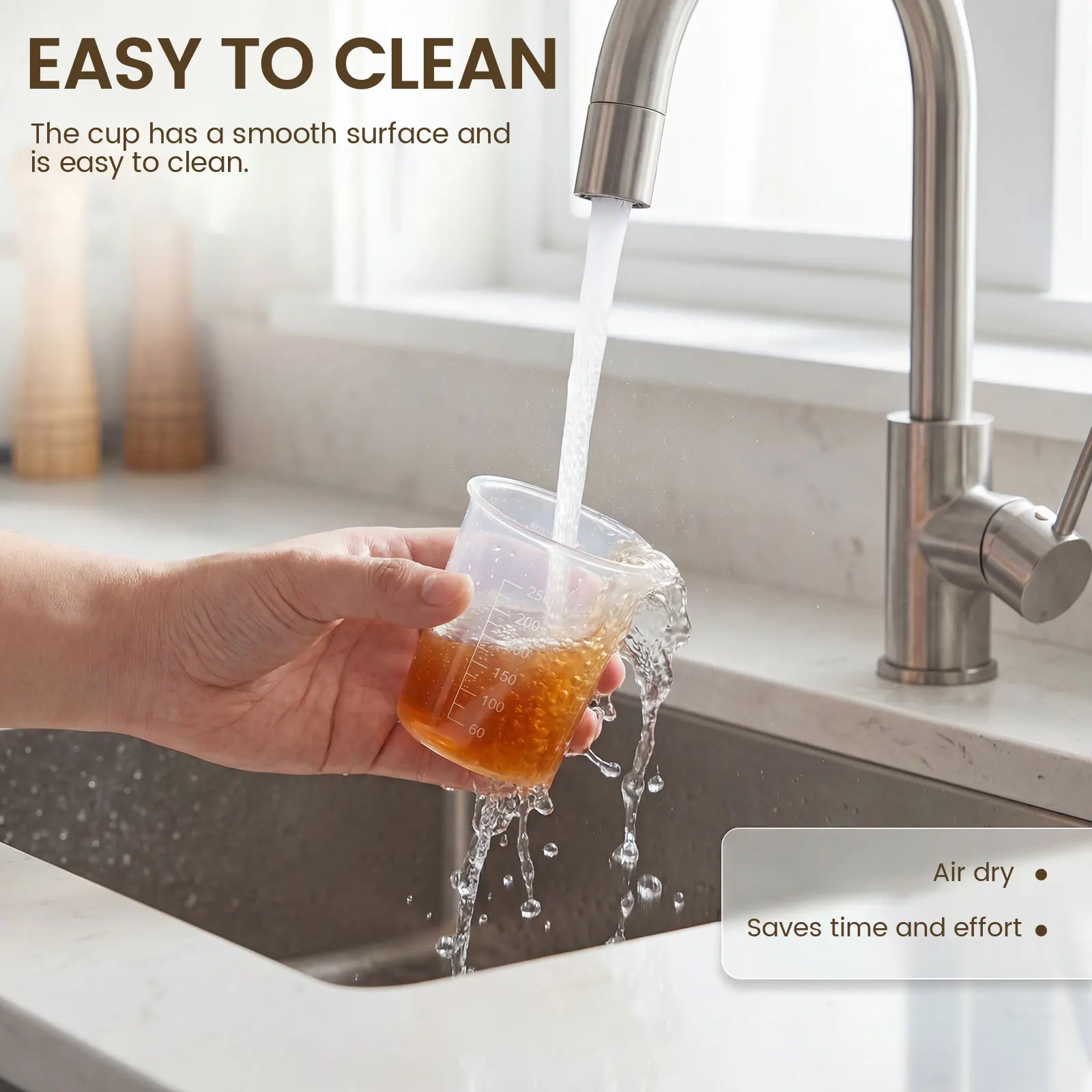 8 個のプラスチック計量カップセット 30/50/100/2 - Plastic Cup 50Pcs のレビューと価格
