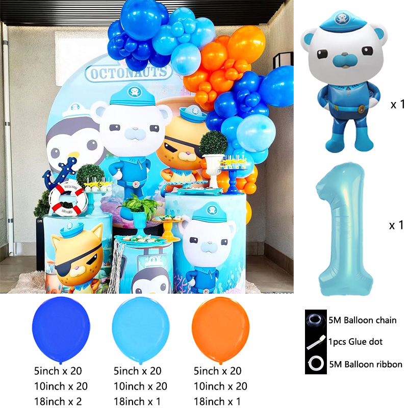 オクトノーツ バルーンガーランドキット キャプテン・バーナク - Balloon Arch Kit のレビューと価格