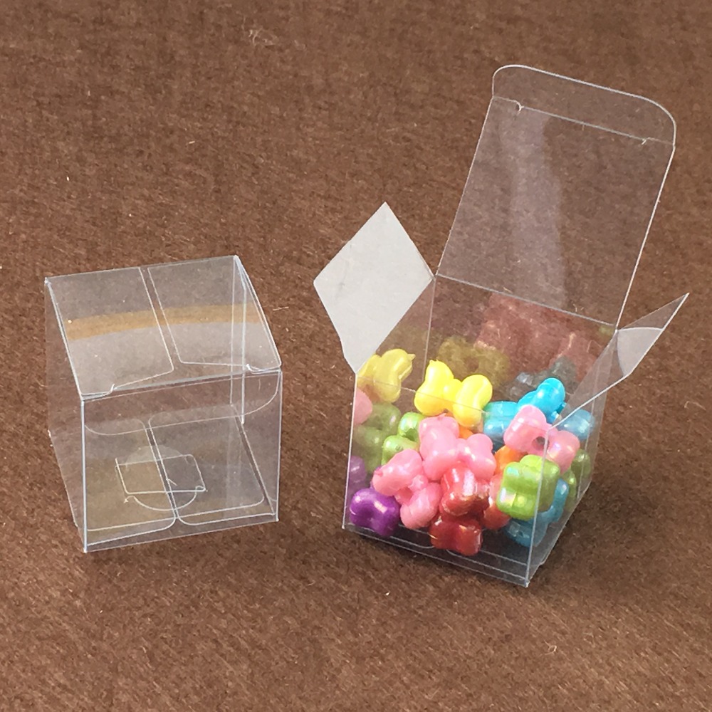 50ピース9*9*9センチクリアプラスチックpvcボックス包 - Event Party Box のレビューと価格