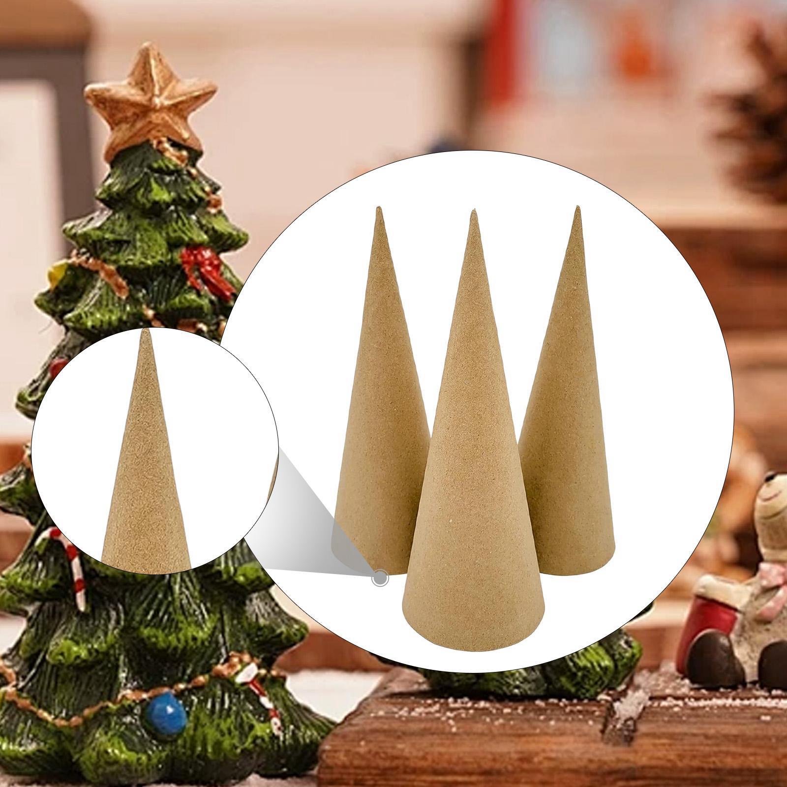3x ペーパーマシェコーン、クラフト用の開口底、想像力豊かな - Cotton Candy Cone のレビューと価格