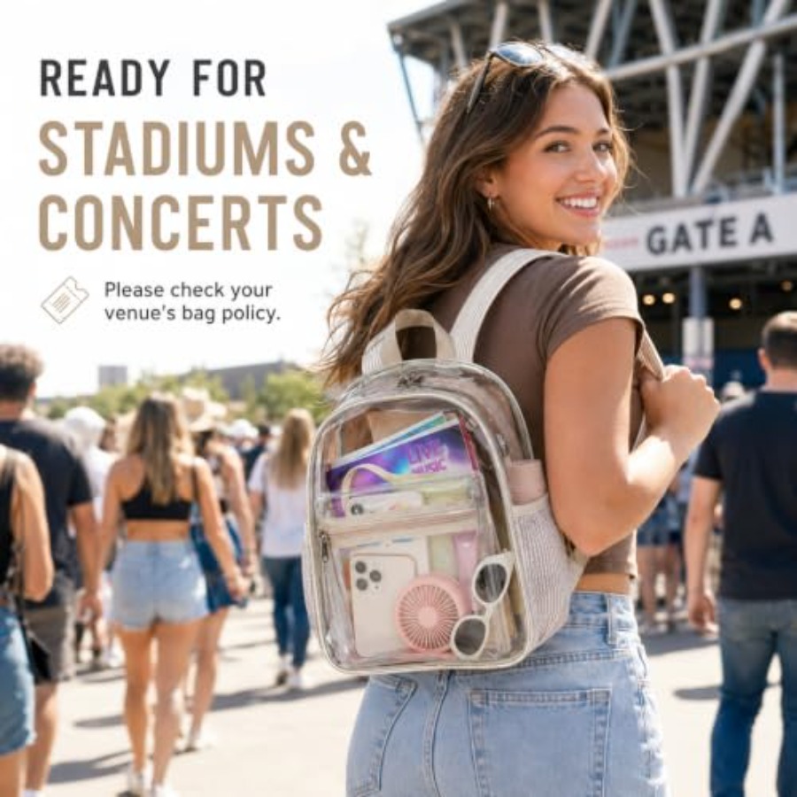 スタジアムイベント用ミニクリアバックパック、12 x 9 x - Event & Party Supply のレビューと価格