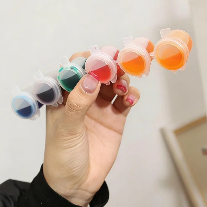 10/30/50個入り 空のペイントポット ミニペイント収納 - Plastic Cup 50Pcs のレビューと価格