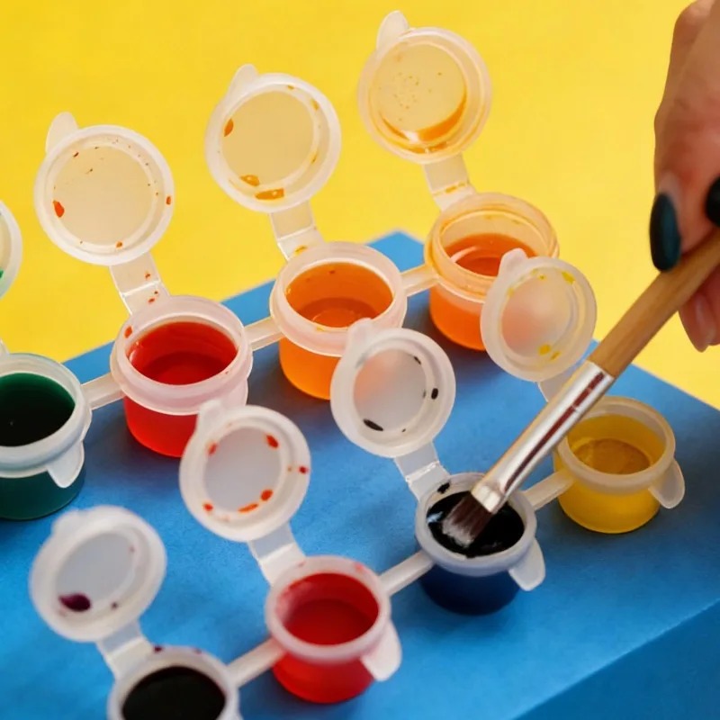 10/30/50個入り 空のペイントポット ミニペイント収納 - Plastic Cup 50Pcs のレビューと価格
