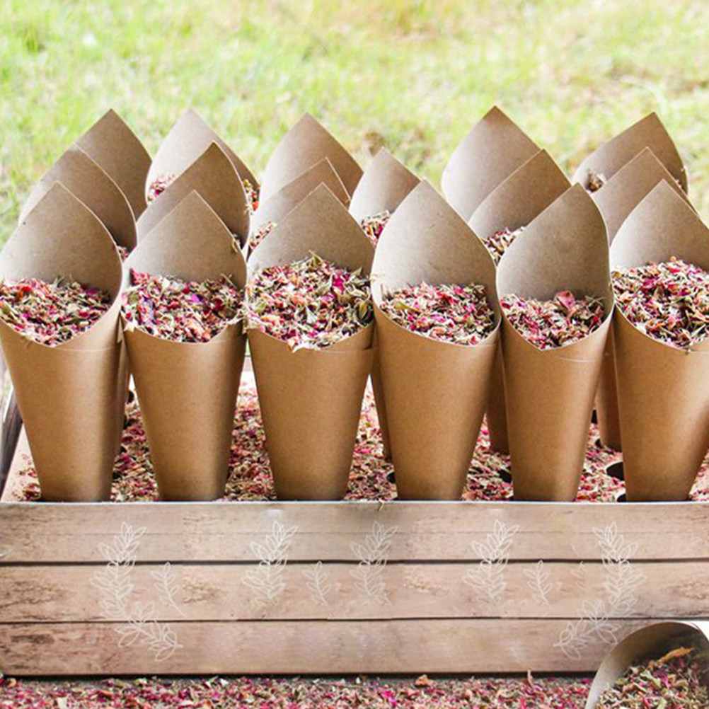 90個入りペーパーコンフェッティコーン 折りたたみ式花びらコ - Papercraft Supply Confetti のレビューと価格