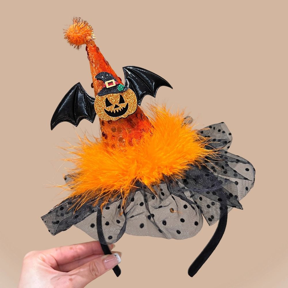 スパイダーハロウィン魔女帽子ヘッドバンドゴーストパンプキンハ - Party Hat Cone のレビューと価格