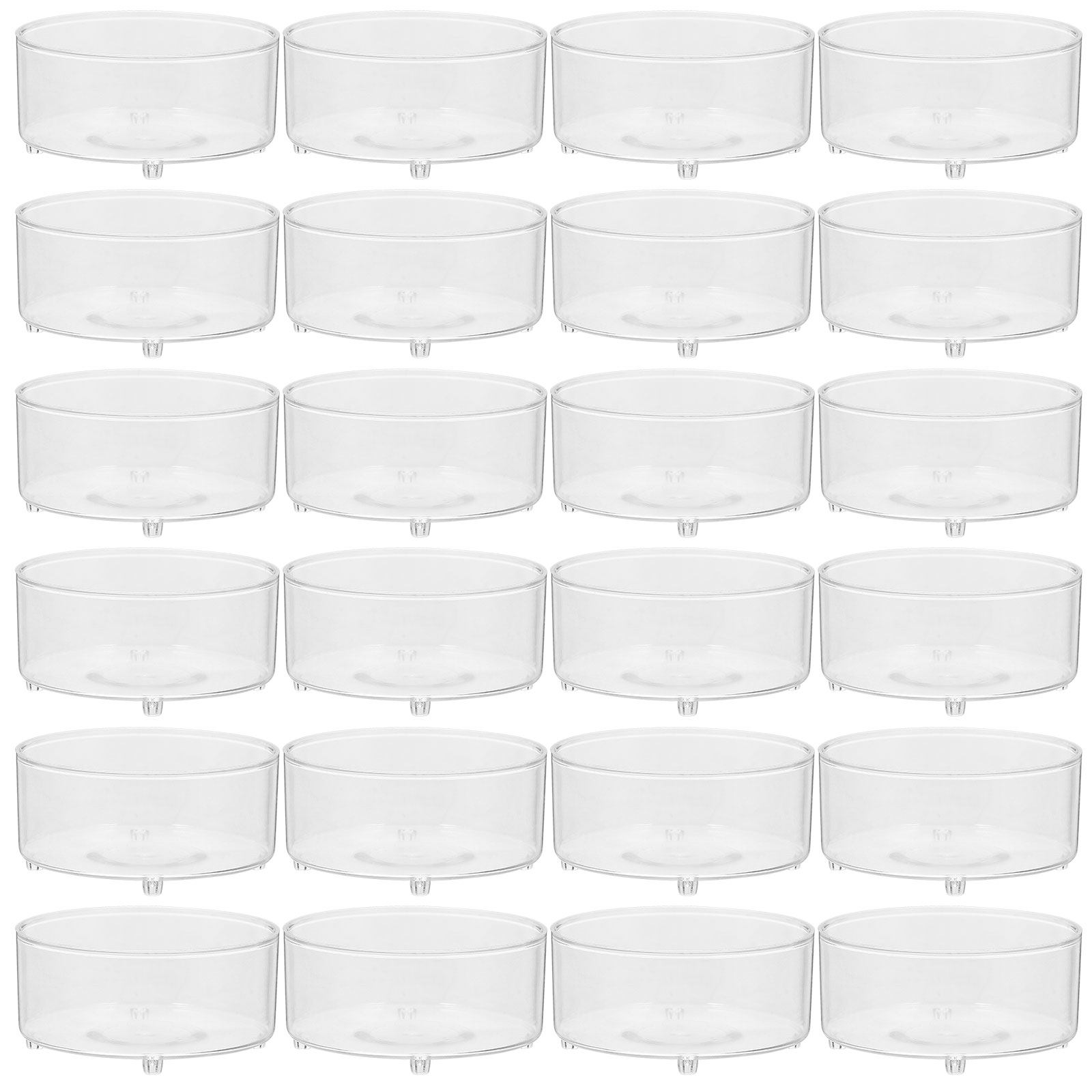 50個入り プラスチック製ティーライトカップ 透明 DIY  - Plastic Cup 50Pcs のレビューと価格