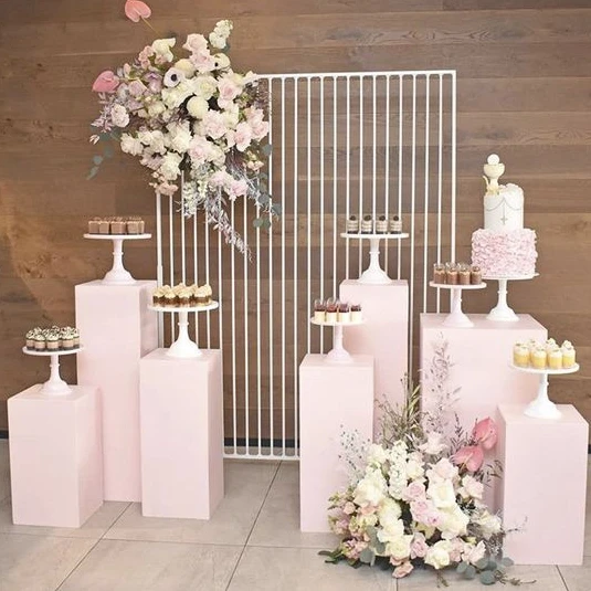 デザートテーブル ケーキスタンド 誕生日パーティー イベント - Dessert Table Backdrop のレビューと価格