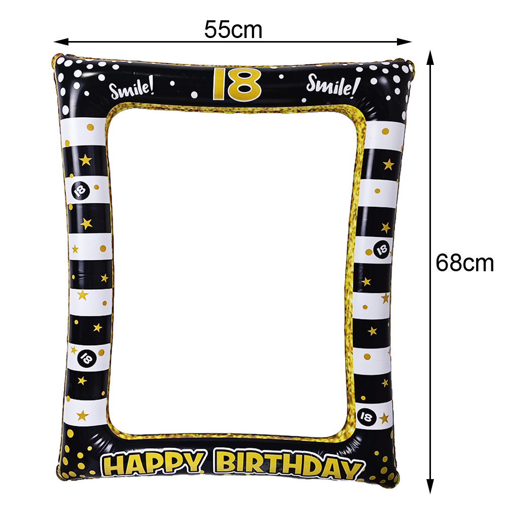 インフレータブルフォトフレームバルーン,写真アクセサリー,誕 - Photo Booth Frame のレビューと価格
