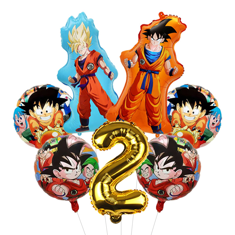パステルカラーのドラゴンボールZ風バルーンブーケ、四星星箔風 - Event Z のレビューと価格