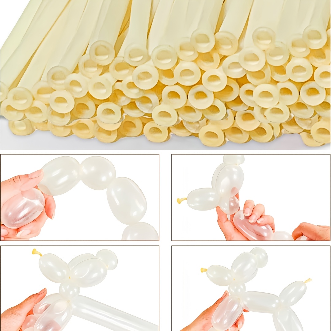 動物用の透明なロングバルーン、厚みのある細いラテックスツイス - Balloon Arch Kit のレビューと価格
