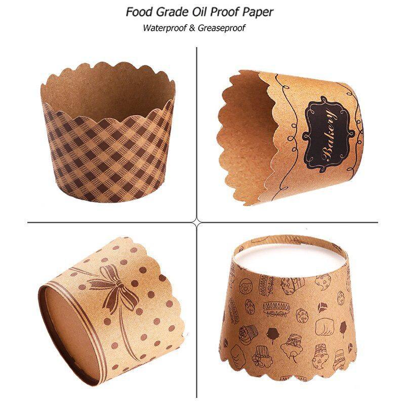 カップケーキ紙コップ、ラッパーベーキングカップセット、ベーカ - Plastic Cup 50Pcs のレビューと価格