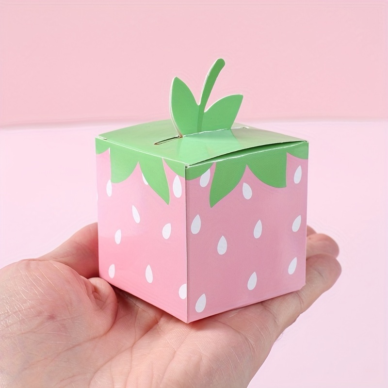 12/24 個甘いフルーツイチゴテーマ紙クッキーキャンディボ - Event Party Box のレビューと価格