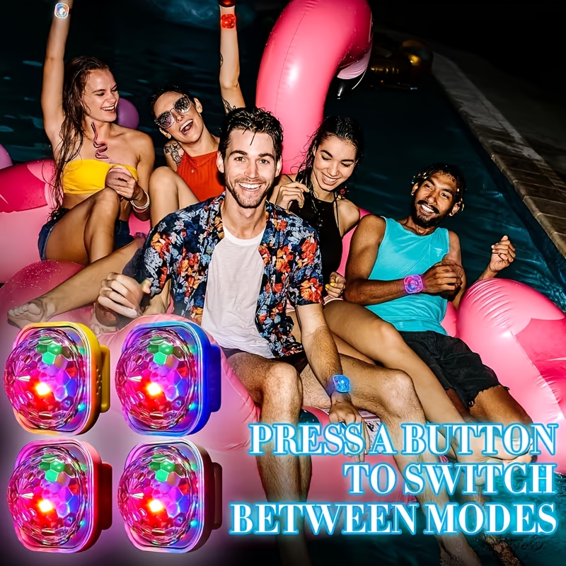 LEDレインボーリストバンドDJライトプロジェクター雰囲気照 - Event Party Dj のレビューと価格