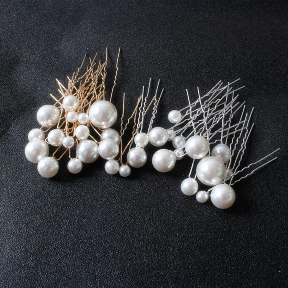 18 個ブライダルヘアピン U 字型金属バレッタ模擬パールウ - Event Suppliers のレビューと価格