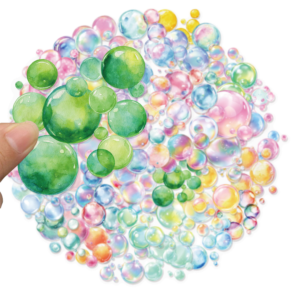 50枚 カラフルなバブル カラフルなグラフィティステッカー、 - Plastic Cup 50Pcs のレビューと価格