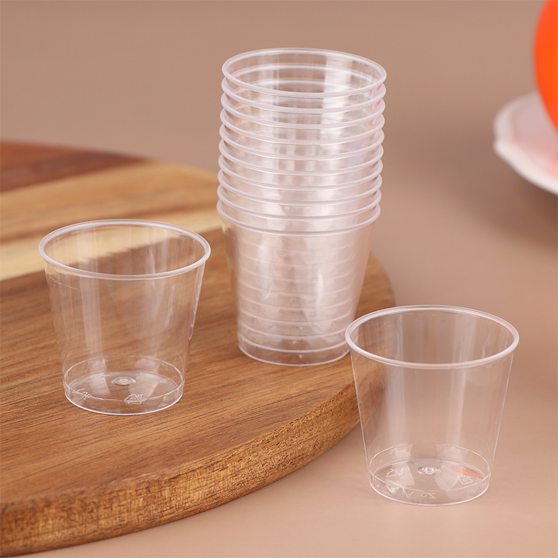50 個 30 ミリリットル使い捨てミニクリアプラスチックカ - Plastic Cup 50Pcs のレビューと価格