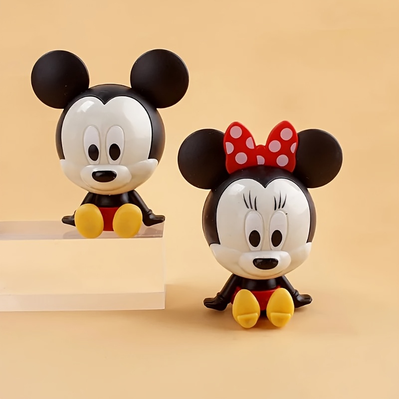ディズニーのミッキーとミニーのプラスチック製フィギュア2個、 - Supply Event のレビューと価格