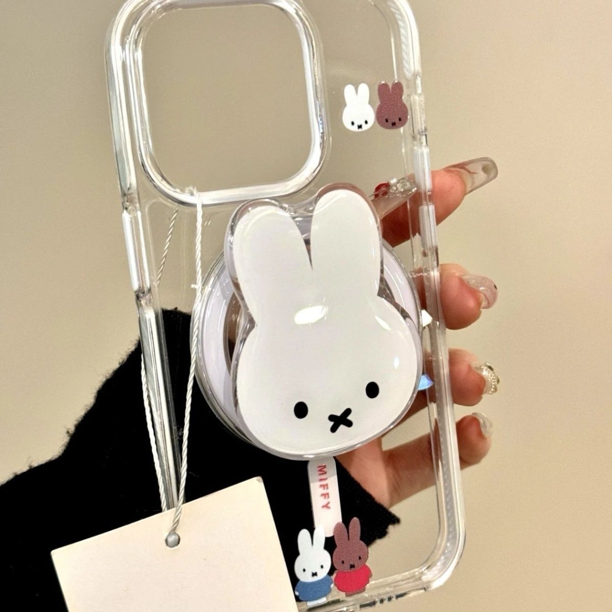 かわいいミフィーうさぎのマグネット式携帯電話スタンド、漫画風 - Event Support のレビューと価格