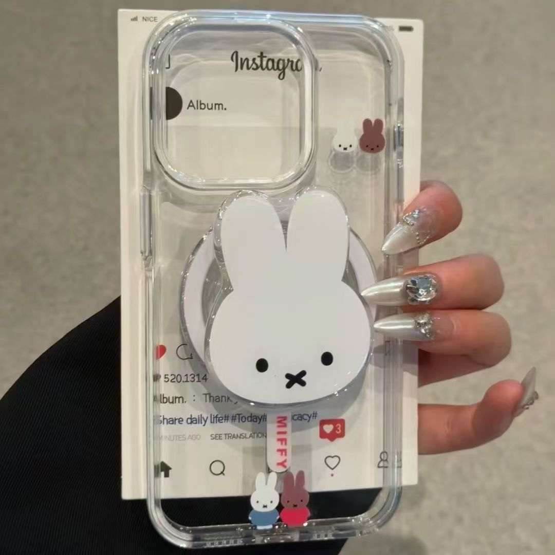 かわいいミフィーうさぎのマグネット式携帯電話スタンド、漫画風 - Event Support のレビューと価格